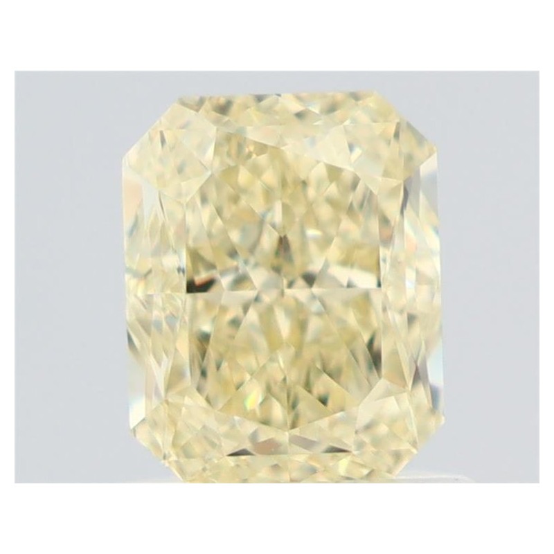 Diament o barwie fantazyjnej radiant, 1.01ct, VVS1, Fancy Light Yellow, GIA 5533133454