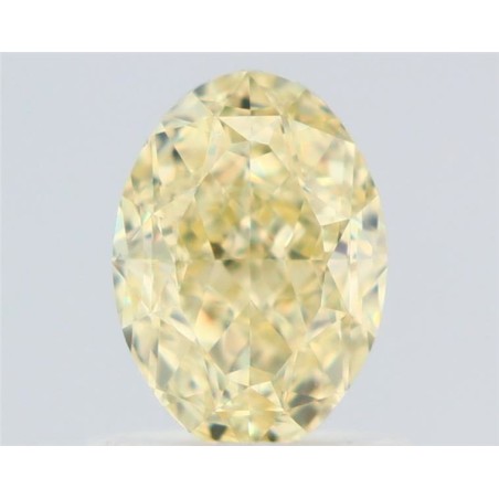 Diament o barwie fantazyjnej szlif owalny, 1.01ct, VS2, Fancy Light Yellow, GIA 6475665332