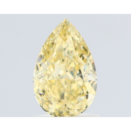 Diament o barwie fantazyjnej szlif gruszkowy, 1.13ct, VS2, Fancy Yellow, GIA 2235766055
