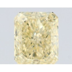 Diament o barwie fantazyjnej radiant, 1.04ct, VVS2, Fancy Light Yellow, GIA 6535058857