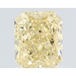 Diament o barwie fantazyjnej radiant, 1.02ct, VS2, Fancy Light Yellow, GIA 2526808043