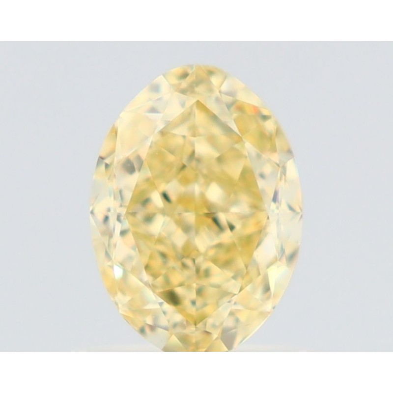 Diament o barwie fantazyjnej szlif owalny, 1.01ct, VS1, Fancy Yellow, GIA 7536205803