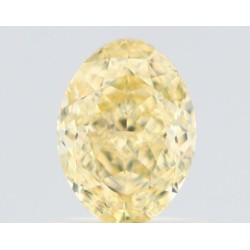 Diament o barwie fantazyjnej szlif owalny, 1.01ct, VVS1, Fancy Yellow, GIA 6535374050
