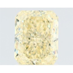 Diament o barwie fantazyjnej radiant, 1.55ct, VVS2, Fancy Light Yellow, GIA 5533087876