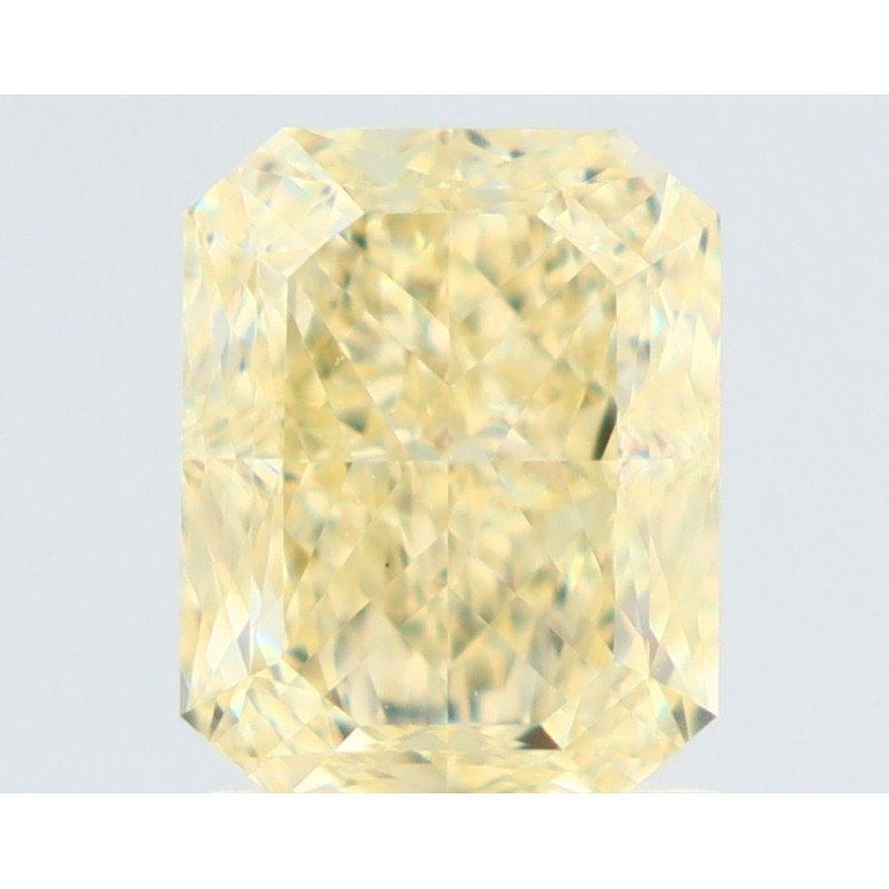 Diament o barwie fantazyjnej radiant, 1.61ct, VVS2, Fancy Light Yellow, GIA 6535121381