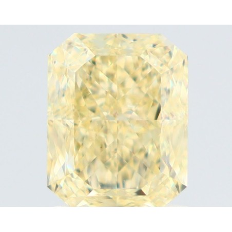Diament o barwie fantazyjnej radiant, 1.61ct, VVS2, Fancy Light Yellow, GIA 6535121381