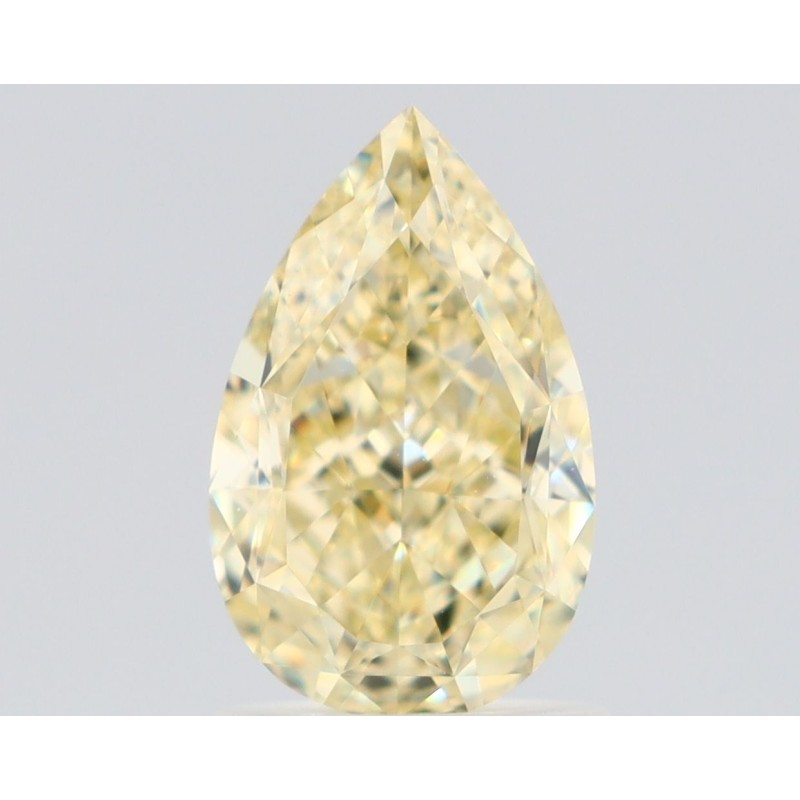 Diament o barwie fantazyjnej szlif gruszkowy, 1.52ct, VS1, Fancy Light Yellow, GIA 6521708858