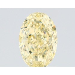 Diament o barwie fantazyjnej szlif owalny, 1.01ct, VS1, Fancy Light Yellow, GIA 6522642423