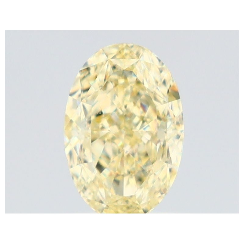 Diament o barwie fantazyjnej szlif owalny, 1.01ct, VS1, Fancy Light Yellow, GIA 6522642423