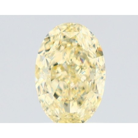 Diament o barwie fantazyjnej szlif owalny, 1.01ct, VS1, Fancy Light Yellow, GIA 6522642423