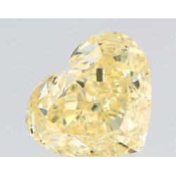 Diament o barwie fantazyjnej serce, 1.51ct, VS1, Fancy Yellow, GIA 7468710121