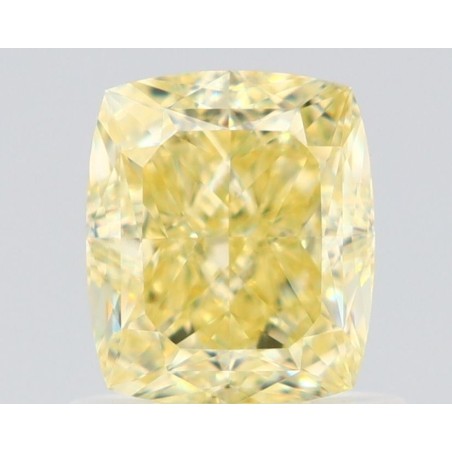 Diament o barwie fantazyjnej szlif poduszkowy brylantowy, 1.04ct, VVS1, Fancy Yellow, GIA 5526784746