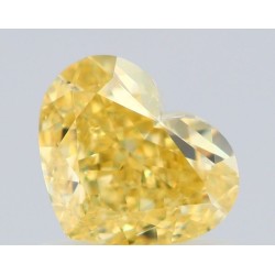 Diament o barwie fantazyjnej serce, 1.03ct, VS2, Fancy Intense Yellow, GIA 2526741302