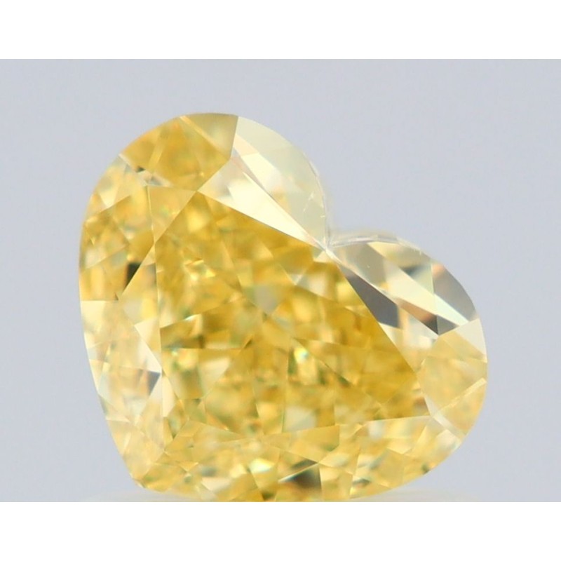 Diament o barwie fantazyjnej serce, 1.03ct, VS2, Fancy Intense Yellow, GIA 2526741302
