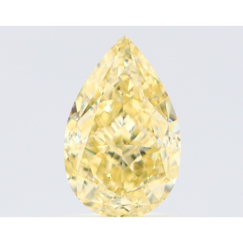 Diament o barwie fantazyjnej szlif gruszkowy, 1.64ct, VS1, Fancy Yellow, GIA 7518493729