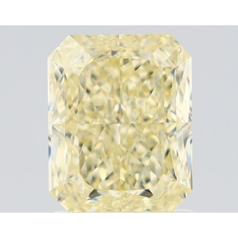 Diament o barwie fantazyjnej radiant, 1.56ct, VVS2, Fancy Light Yellow, GIA 1523734406