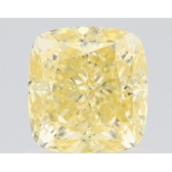 Diament o barwie fantazyjnej szlif poduszkowy modyfikowany, 1.17ct, VS1, Fancy Yellow, GIA 1503824885