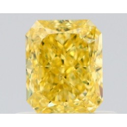 Diament o barwie fantazyjnej radiant, 0.67ct, VS2, Fancy Intense Yellow, GIA 2526805497