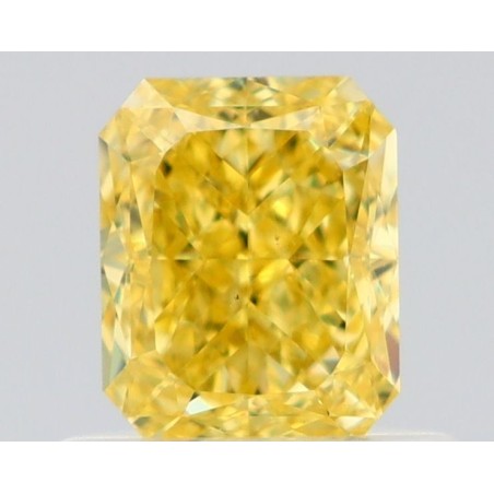 Diament o barwie fantazyjnej radiant, 0.67ct, VS2, Fancy Intense Yellow, GIA 2526805497