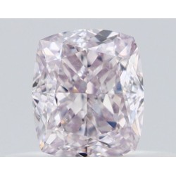 Diament o barwie fantazyjnej szlif poduszkowy brylantowy, 0.42ct, VVS2, Fancy Light Pink, GIA 2524712412