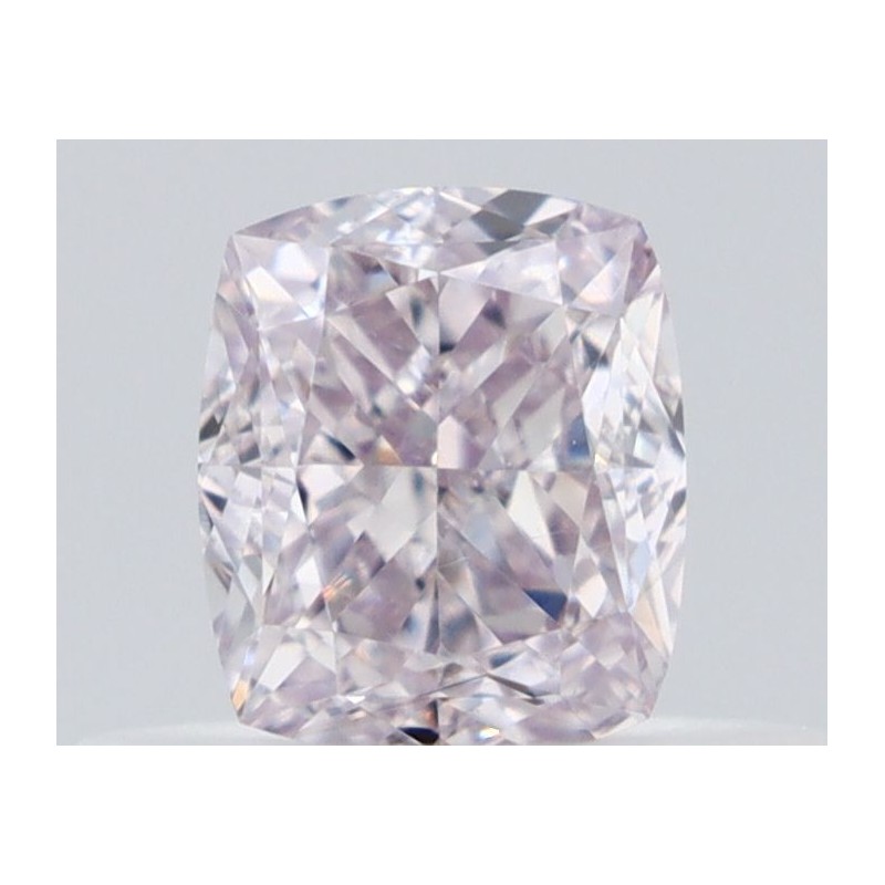 Diament o barwie fantazyjnej szlif poduszkowy brylantowy, 0.42ct, VVS2, Fancy Light Pink, GIA 2524712412