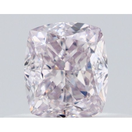 Diament o barwie fantazyjnej szlif poduszkowy brylantowy, 0.42ct, VVS2, Fancy Light Pink, GIA 2524712412