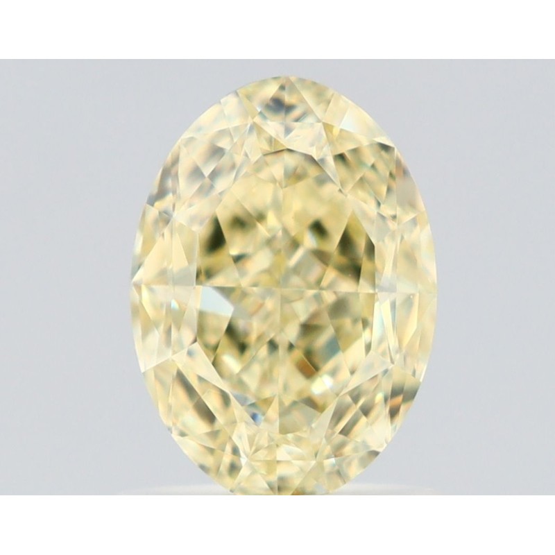 Diament o barwie fantazyjnej szlif owalny, 1.36ct, VVS1, Fancy Light Yellow, GIA 7526733502