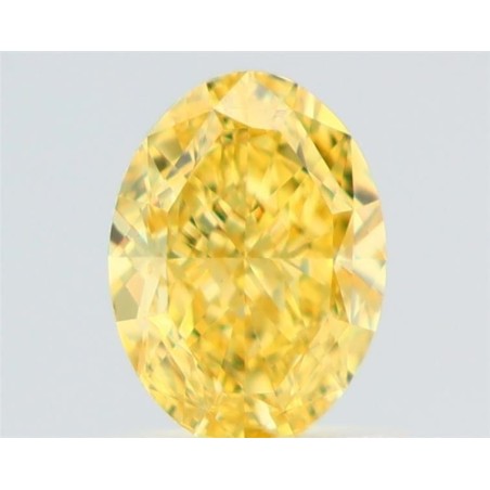 Diament o barwie fantazyjnej szlif owalny, 1.01ct, VVS1, Fancy Intense Yellow, GIA 2527822083