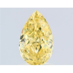 Diament o barwie fantazyjnej szlif gruszkowy, 1.15ct, VS2, Fancy Intense Yellow, GIA 1232628728