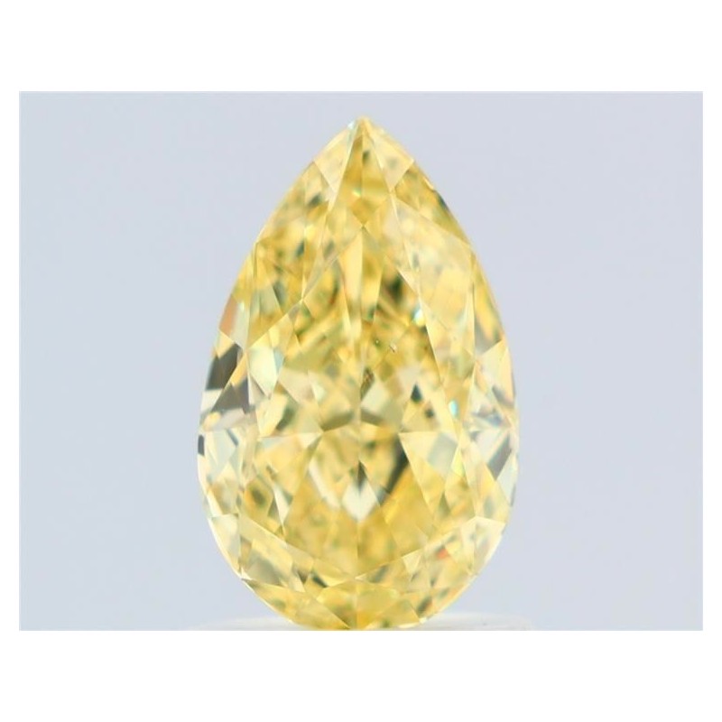 Diament o barwie fantazyjnej szlif gruszkowy, 1.15ct, VS2, Fancy Intense Yellow, GIA 1232628728