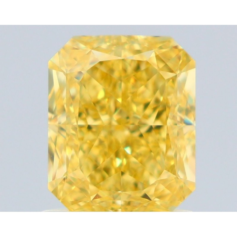 Diament o barwie fantazyjnej radiant, 1.37ct, VS2, Fancy Vivid Yellow, GIA 2536147333
