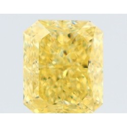 Diament o barwie fantazyjnej radiant, 1.11ct, VS1, Fancy Intense Yellow, GIA 2534133491