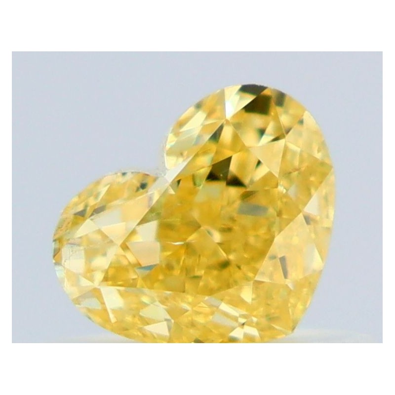 Diament o barwie fantazyjnej serce, 0.51ct, VS1, Fancy Intense Yellow, GIA 6465511347 Diament o barwie fantazyjnej serce, 0.51ct, VS1, Fancy Intense Yellow, GIA 6465511347