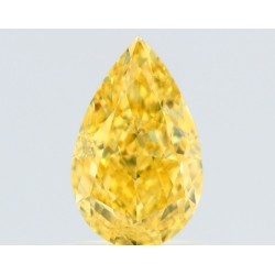 Diament o barwie fantazyjnej szlif gruszkowy, 1.07ct, VS2, Fancy Vivid Yellow, GIA 7521934459