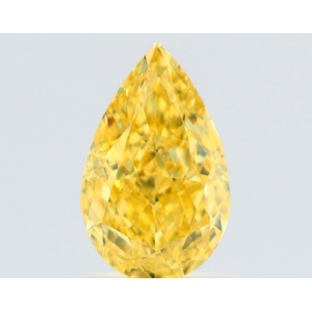 Diament o barwie fantazyjnej szlif gruszkowy, 1.07ct, VS2, Fancy Vivid Yellow, GIA 7521934459