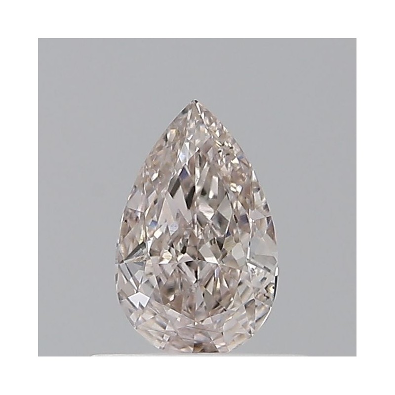 Diament o barwie fantazyjnej szlif gruszkowy, 0.52ct, VS2, Fancy Light Pinkish Brown, GIA 1236776708