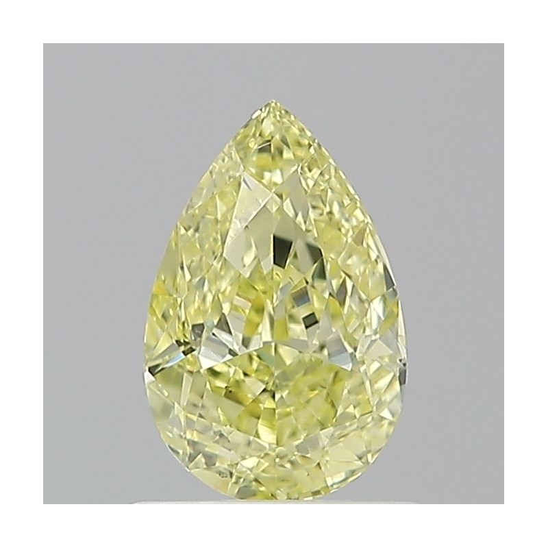 Diament o barwie fantazyjnej szlif gruszkowy, 1.01ct, SI1, Fancy Yellow, GIA 2235776969