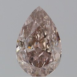 Diament o barwie fantazyjnej szlif gruszkowy, 1.01ct, SI2, Fancy Brown Pink, GIA 2235776968