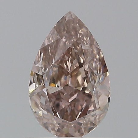 Diament o barwie fantazyjnej szlif gruszkowy, 1.01ct, SI2, Fancy Brown Pink, GIA 2235776968