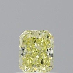 Diament o barwie fantazyjnej radiant, 0.53ct, VVS1, Fancy Yellow, GIA 1236758355