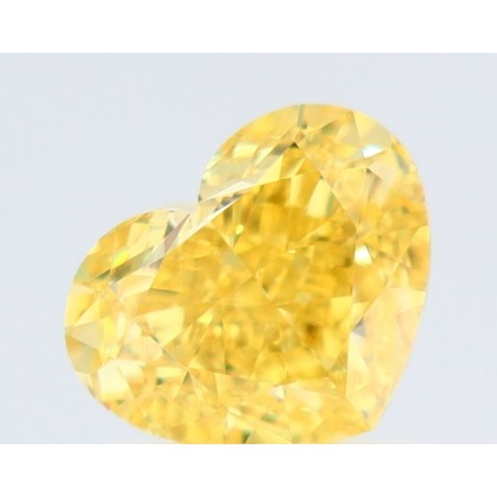 Diament o barwie fantazyjnej serce, 1.01ct, VS1, Fancy Intense Yellow, GIA 6515395299