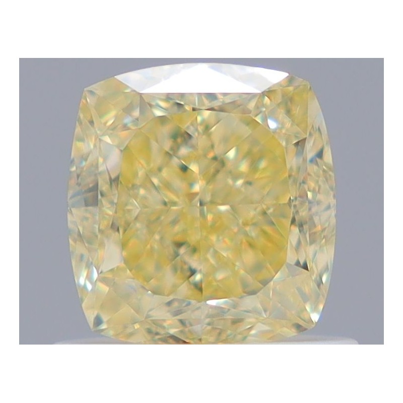 Diament o barwie fantazyjnej szlif poduszkowy brylantowy, 1.01ct, VS1, Fancy Yellow, GIA 6485907499 Diament o barwie fantazyjnej szlif poduszkowy brylantowy, 1.01ct, VS1, Fancy Yellow, GIA 6485907499