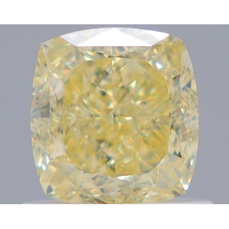 Diament o barwie fantazyjnej szlif poduszkowy brylantowy, 1.01ct, VS1, Fancy Yellow, GIA 6485907499