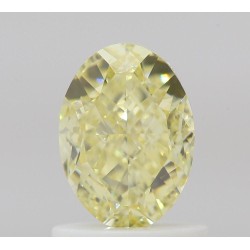 Diament o barwie fantazyjnej szlif owalny, 1.12ct, VS2, Fancy Yellow, GIA 2536173916