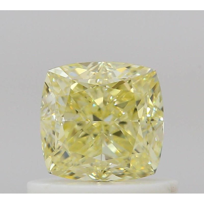 Diament o barwie fantazyjnej szlif poduszkowy brylantowy, 0.71ct, VS1, Fancy Yellow, GIA 6532240937 Diament o barwie fantazyjnej szlif poduszkowy brylantowy, 0.71ct, VS1, Fancy Yellow, GIA 6532240937