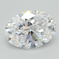 Diament laboratoryjny bezbarwny szlif owalny, 2.31ct, VVS1, D, IGI LG726542392