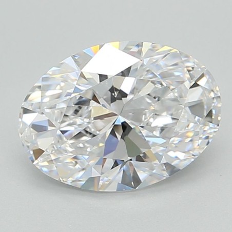 Diament laboratoryjny bezbarwny szlif owalny, 2.31ct, VVS1, D, IGI LG726542392