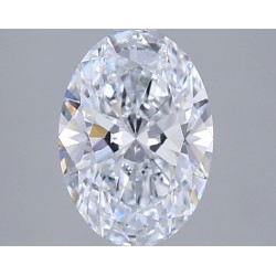 Diament laboratoryjny bezbarwny szlif owalny, 2ct, VVS1, F, IGI LG733509445