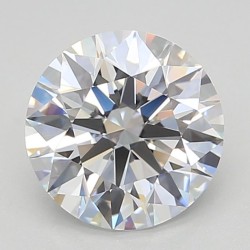 Diament laboratoryjny bezbarwny szlif okrągły, 2ct, VVS1, D, GIA 5533655340