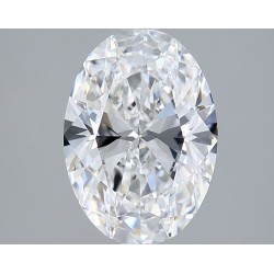 Diament laboratoryjny bezbarwny szlif owalny, 2.52ct, VVS2, D, IGI LG739578978